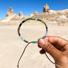 Load image into Gallery viewer, “Thrive" Fiber Threads with Merino Wool Wanderlust Bracelet

