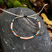 Load image into Gallery viewer, “Desert Nomad" Fiber Threads with Merino Wool Wanderlust Bracelet
