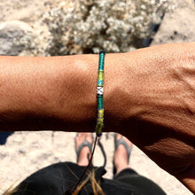 Load image into Gallery viewer, “Thrive" Fiber Threads with Merino Wool Wanderlust Bracelet
