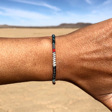 Load image into Gallery viewer, “Slab City" Fiber Threads with Merino Wool Wanderlust Bracelet

