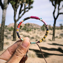 Load image into Gallery viewer, “The Art Effect" Fiber Threads with Turquoise, Opal Stone, and Seed Bead Wanderlust Bracelet
