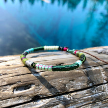 Load image into Gallery viewer, ”Stay on Your Path" Fiber Threads with Merino Wool Wanderlust Bracelet
