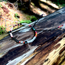 Load image into Gallery viewer, “Peter Pan" Fiber Threads with an Turquoise, Opal, Malachite Wanderlust Bracelet
