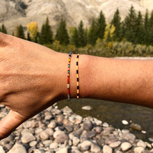 Load image into Gallery viewer, "Fall Leaves" Seed Bead Spirit Bracelet
