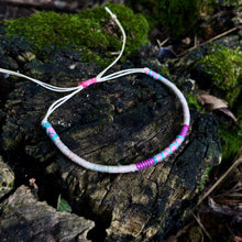 Load image into Gallery viewer, “Seoul” Cotton and Irish Waxed Linen Cord Wanderlust Bracelet
