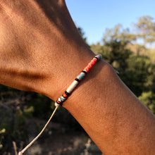Load image into Gallery viewer, “Feisty Fox" Cotton Wanderlust Bracelet
