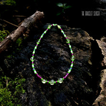 Load image into Gallery viewer, “Pacific Northwest” Peridot, Iolite, Seed Bead Spirit Bracelet or Anklet

