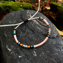 Load image into Gallery viewer, “Desert Nomad" Fiber Threads with Merino Wool Wanderlust Bracelet
