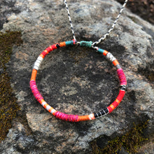 Load image into Gallery viewer, “Wenatchee” Cotton, Alpaca, Merino Wool Wanderlust Bracelet
