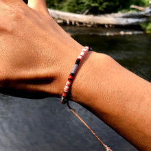 Load image into Gallery viewer, ”Catch and Release” Cotton Wanderlust Bracelet
