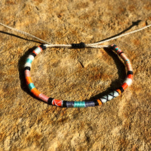 Load image into Gallery viewer, “Wild Roadrunner" Cotton Wanderlust Bracelet
