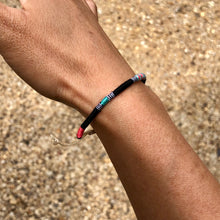 Load image into Gallery viewer, “Bella Coola” Cotton and Irish Waxed Linen Cord Wanderlust Bracelet
