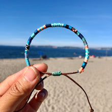 Load image into Gallery viewer, “Alki Beach” Cotton Wanderlust Bracelet
