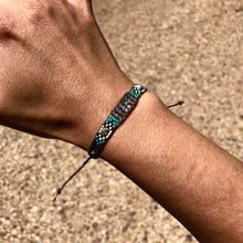 Load image into Gallery viewer, “Moon River” Labradorite, Spiny Oyster Turquoise, Turquoise, Seed Bead Dream Bracelet
