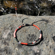 Load image into Gallery viewer, “West Coast” Cotton, Merino Wool, Opal Wanderlust Bracelet
