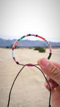 Load image into Gallery viewer, “Morning Flow" Fiber Threads with Merino Wool Wanderlust Bracelet
