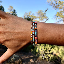 Load image into Gallery viewer, “Wild Roadrunner" Cotton Wanderlust Bracelet
