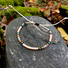 Load image into Gallery viewer, “Desert Nomad" Fiber Threads with Merino Wool Wanderlust Bracelet

