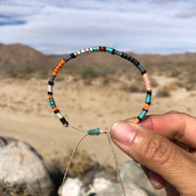 Load image into Gallery viewer, “I am Human" Fiber Threads with Merino Wool Wanderlust Bracelet
