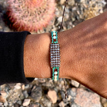 Load image into Gallery viewer, “Joshua Tree” Labradorite, Turquoise, and Ethiopian Opal Dream Bracelet
