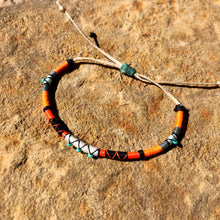 Load image into Gallery viewer, “Singing Coyote” Cotton, Merino Wool, with Turquoise Wanderlust Bracelet
