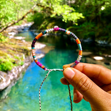 Load image into Gallery viewer, “Resilience" Fiber Threads with Herkimer Diamond Stone Wanderlust Bracelet
