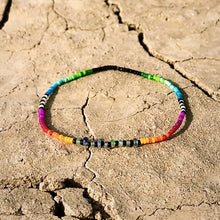 Load image into Gallery viewer, “Painted Sky" Ethiopian Opal and Seed Bead Spirit Bracelet
