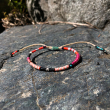 Load image into Gallery viewer, “Northbound” Cotton, Merino Wool, Turquoise Wanderlust Bracelet
