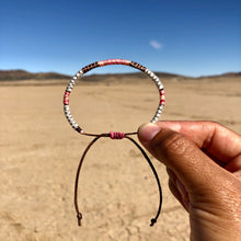 Load image into Gallery viewer, “Desert Alchemy" Fiber Threads with Merino Wool Wanderlust Bracelet
