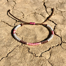 Load image into Gallery viewer, “Desert Alchemy" Fiber Threads with Merino Wool Wanderlust Bracelet
