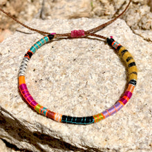 Load image into Gallery viewer, “Slab Life" Fiber Threads with Merino and Alpaca Wool Wanderlust Bracelet
