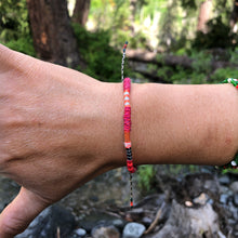 Load image into Gallery viewer, “Wenatchee” Cotton, Alpaca, Merino Wool Wanderlust Bracelet
